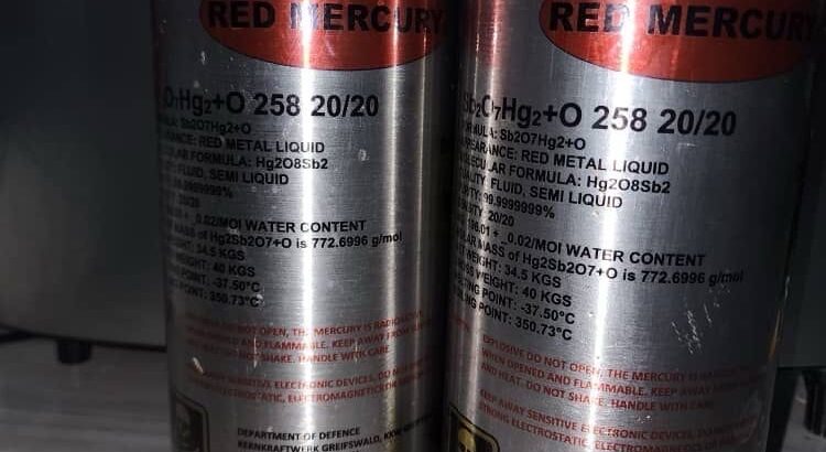 ซื้อปรอทเหลวสีแดงและปรอทเหลวสีเงิน