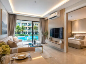 2-Bedroom Apartment in Pristine Park 3 — 65.50 sqm, Jomtien
